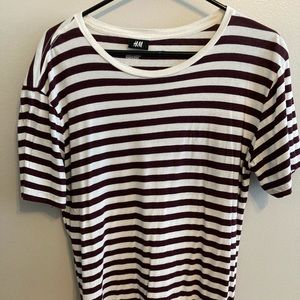 H&M Striped Tee Large